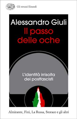 Copertina del libro Il passo delle oche di Alessandro Giuli