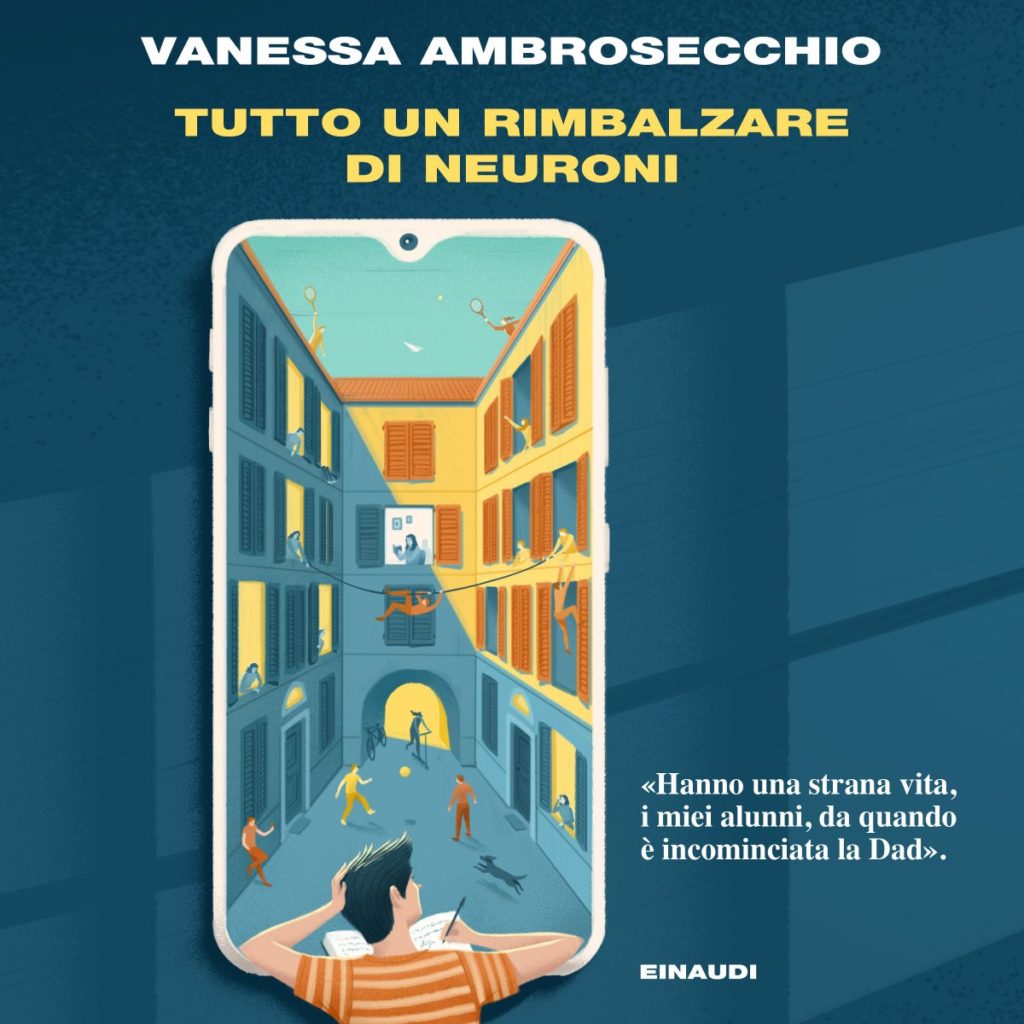 Copertina del libro Tutto un rimbalzare di neuroni di Vanessa Ambrosecchio