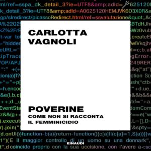 Copertina del libro Poverine di Carlotta Vagnoli