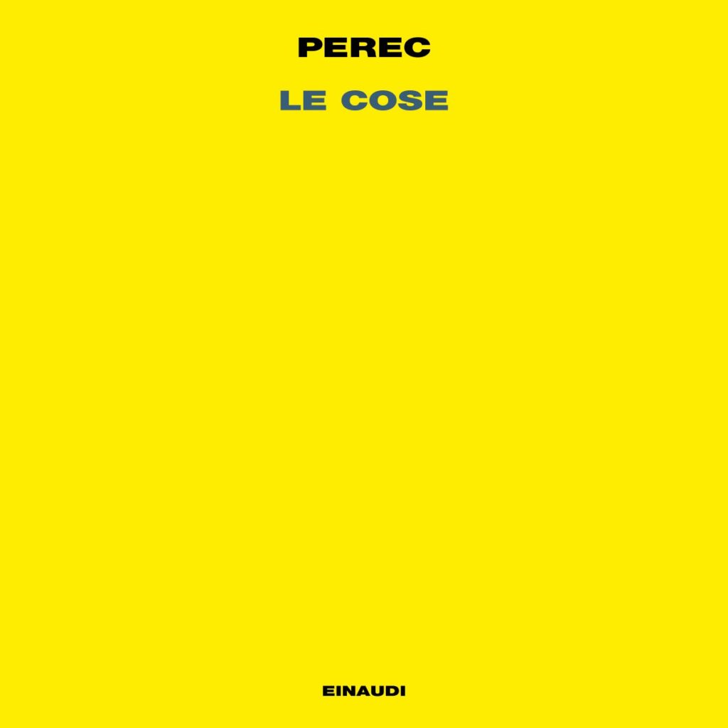 Copertina del libro Le cose di Georges Perec