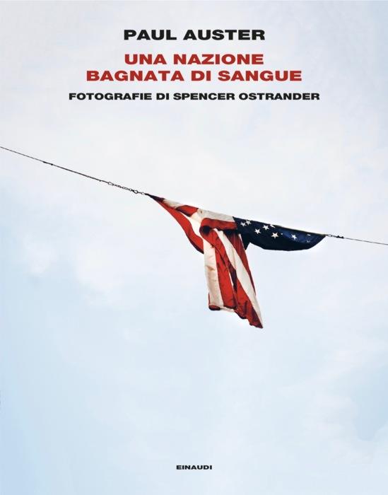 Copertina del libro Una nazione bagnata di sangue di Paul Auster