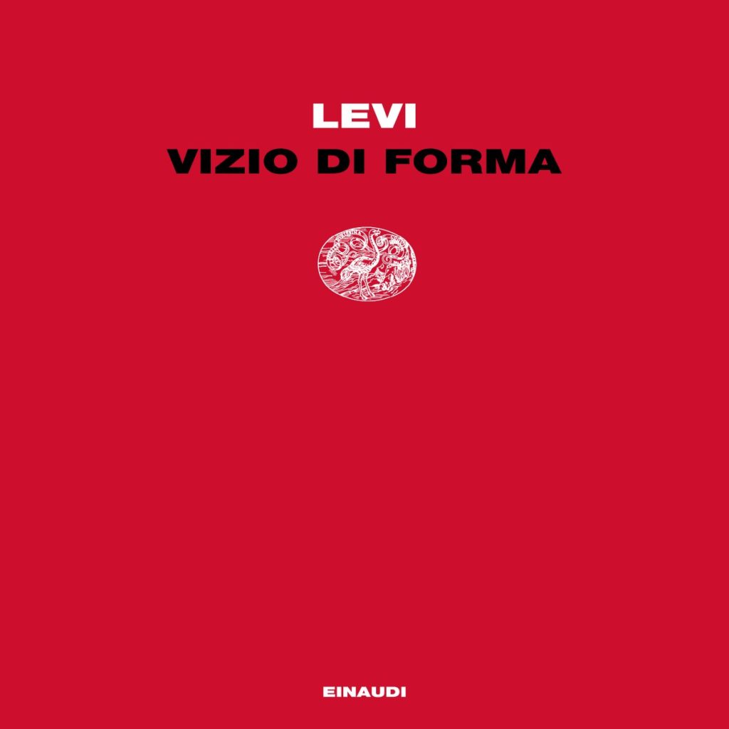 Copertina del libro Vizio di forma di Primo Levi