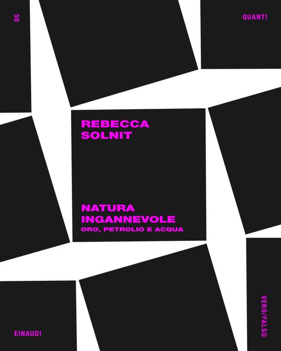 Copertina del libro Natura ingannevole di Rebecca Solnit