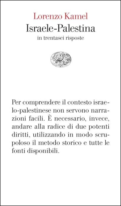 Copertina del libro Israele-Palestina di Lorenzo Kamel